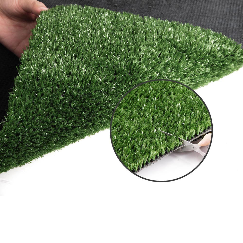 Prime Turf Artificial Grass 1mx10m 17mm Synthetic Fake Lawn Turf Plant Plastic Olive