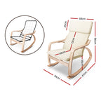 Bentwood Aero Rocking Armchair - Contemporary Comfort in Beige
