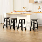 Artiss Set of 4 Wooden Bar Stools Durable seating for modern spaces.