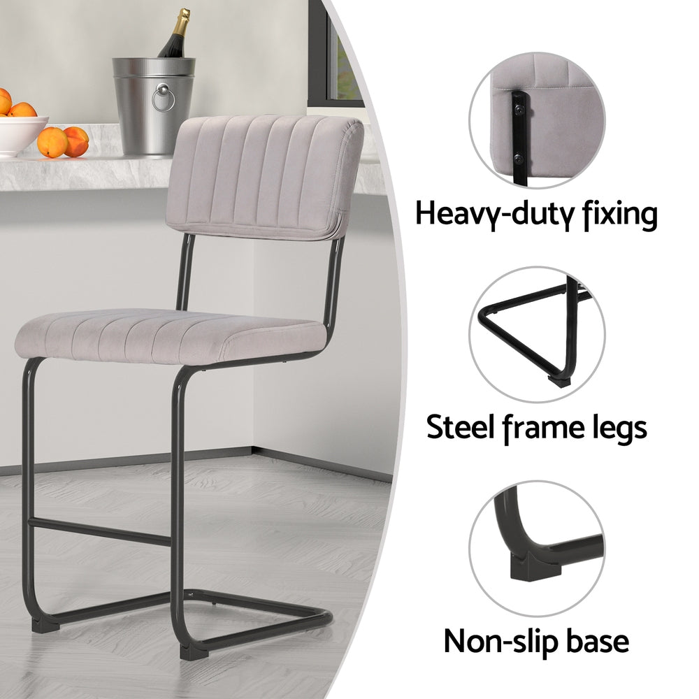 Artiss Swivel Bar Stools Set - Stylish Comfort