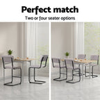 Artiss Modern Velvet Bar Stool Set