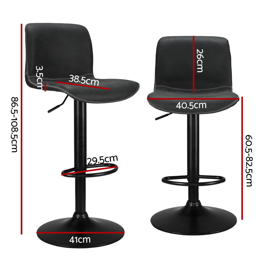 Artiss 4x Swivel Bar Stools Set