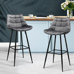 Contemporary Swivel Bar Stool Set