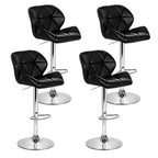 Artiss Adjustable Gas Lift Padded Leather Bar Stools