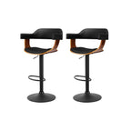 Elegant Gas Lift Bar Stools with Armrests