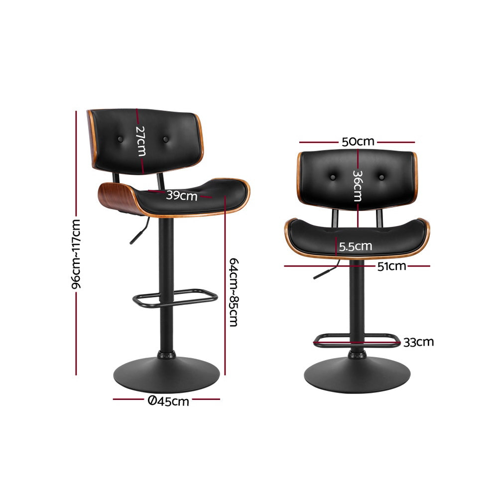 Elegant Adjustable Gas Lift Bar Stools
