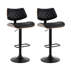 Elegant Adjustable Bar Stools - Set of 2