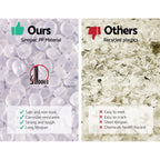 Retro Fabric Dining Chairs Set of 4