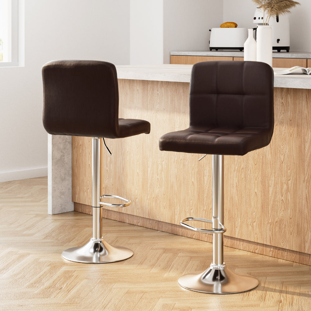 Artiss Adjustable Swivel Bar Stools