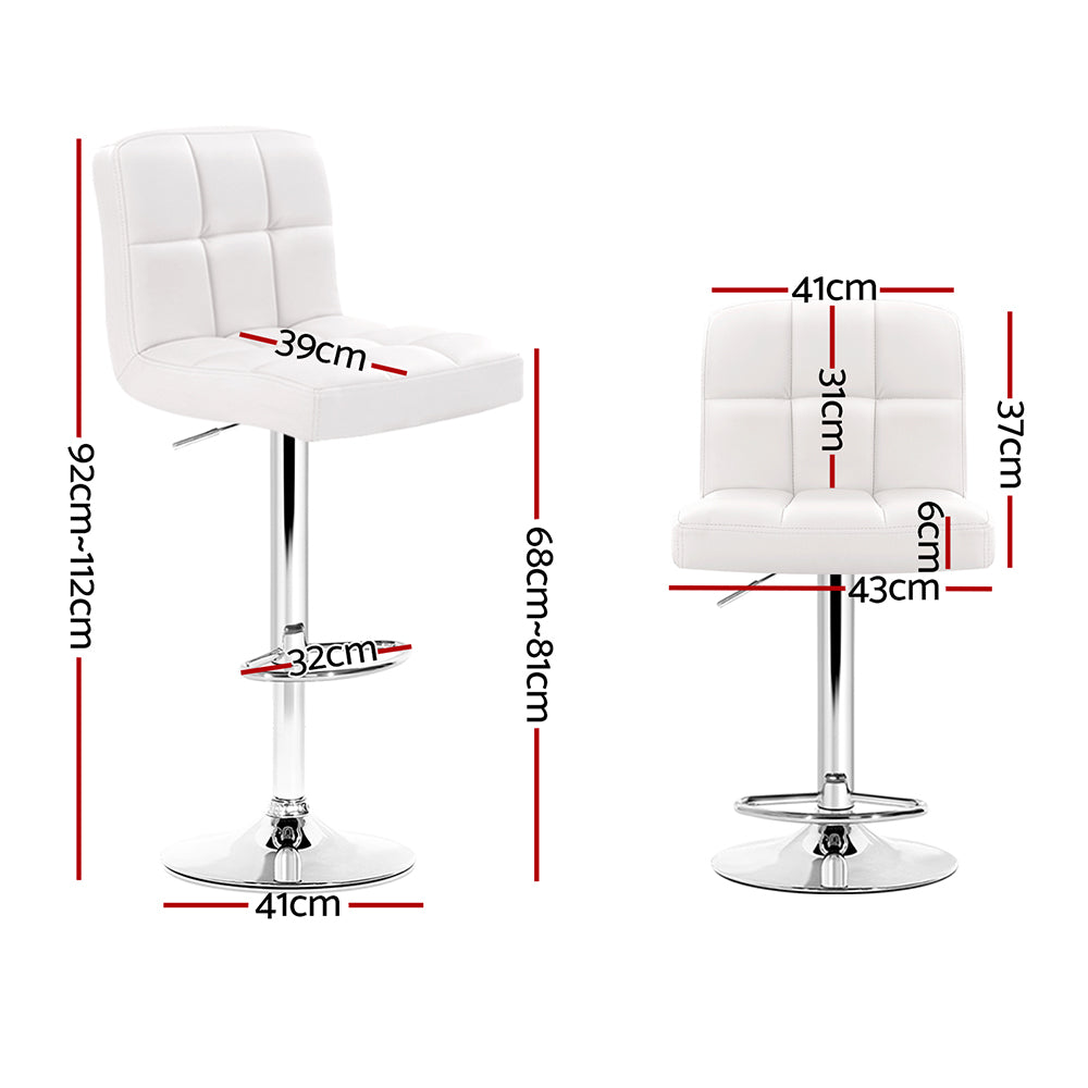 Artiss Adjustable Swivel Bar Stools