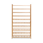 10-Tier Eco-Friendly Bamboo Shoe Rack Cabinet