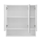 Cefito Bathroom Mirror Cabinet Medicine Adjustable Shelves Wall Hung 700x750mm White