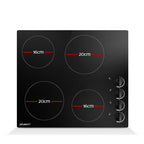 60cm Electric Ceramic Cooktop with Safety Features
