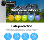 UL-tech CCTV Security System with 4 Cameras