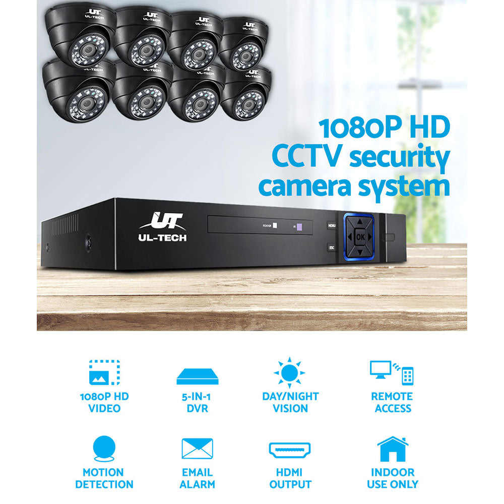 UL-Tech 8CH HD CCTV Security System