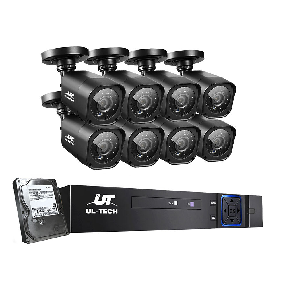 UL-Tech 8CH 1080P CCTV Security System