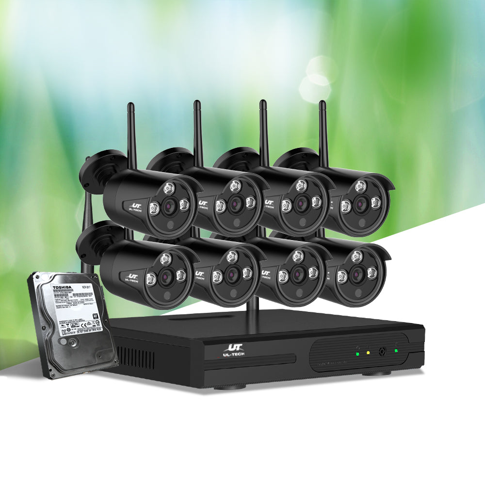UL-tech 8CH Wireless CCTV Security System