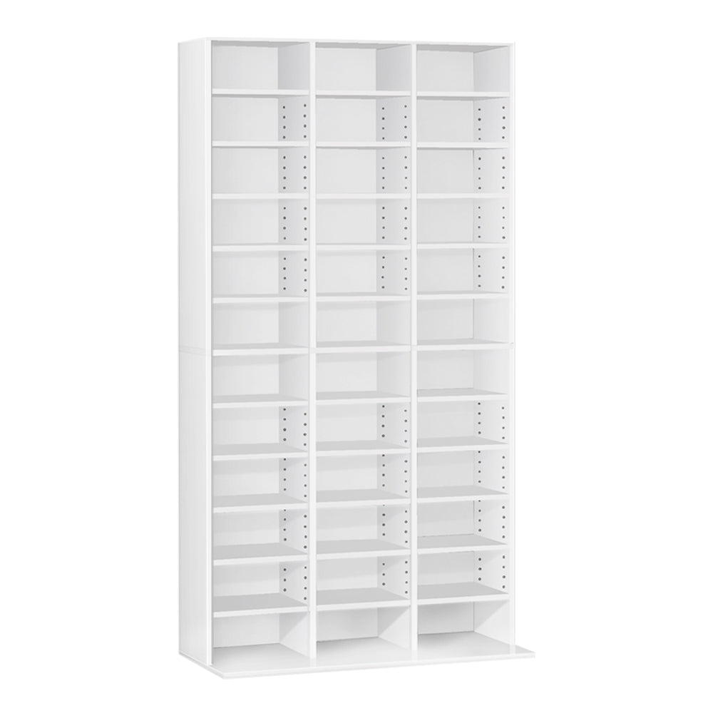 Artiss BERT White Bookshelf CD Storage Rack