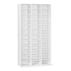 Artiss BERT White Bookshelf CD Storage Rack