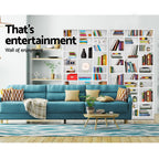 Artiss BERT White Bookshelf CD Storage Rack