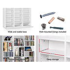 Artiss BERT White Bookshelf CD Storage Rack