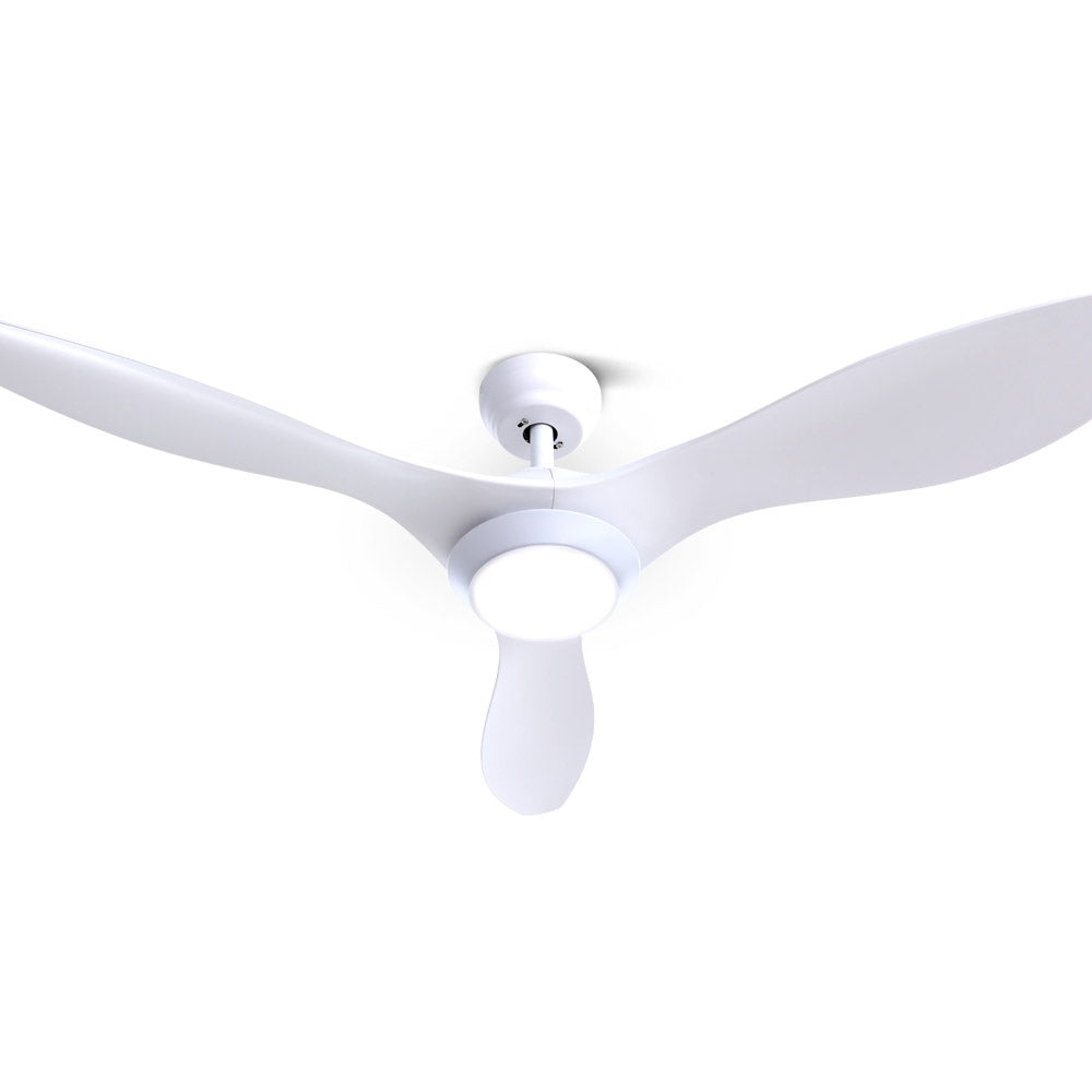 Devanti 52-Inch White Ceiling Fan with Light