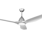 Devanti 64 Inch Silver Ceiling Fan with Remote