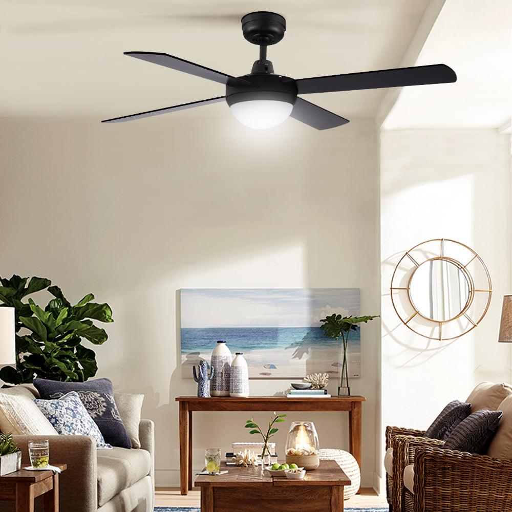 Devanti 52'' Remote-Controlled Ceiling Fan with Light