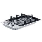 30cm 2 Burner Stainless Steel Gas Cooktop