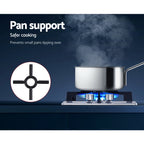 30cm 2 Burner Stainless Steel Gas Cooktop