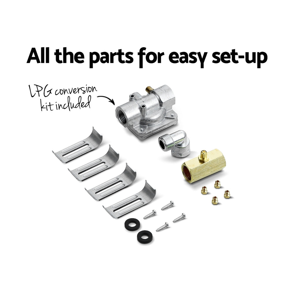 60cm 4 Burner Black Gas Cooktop