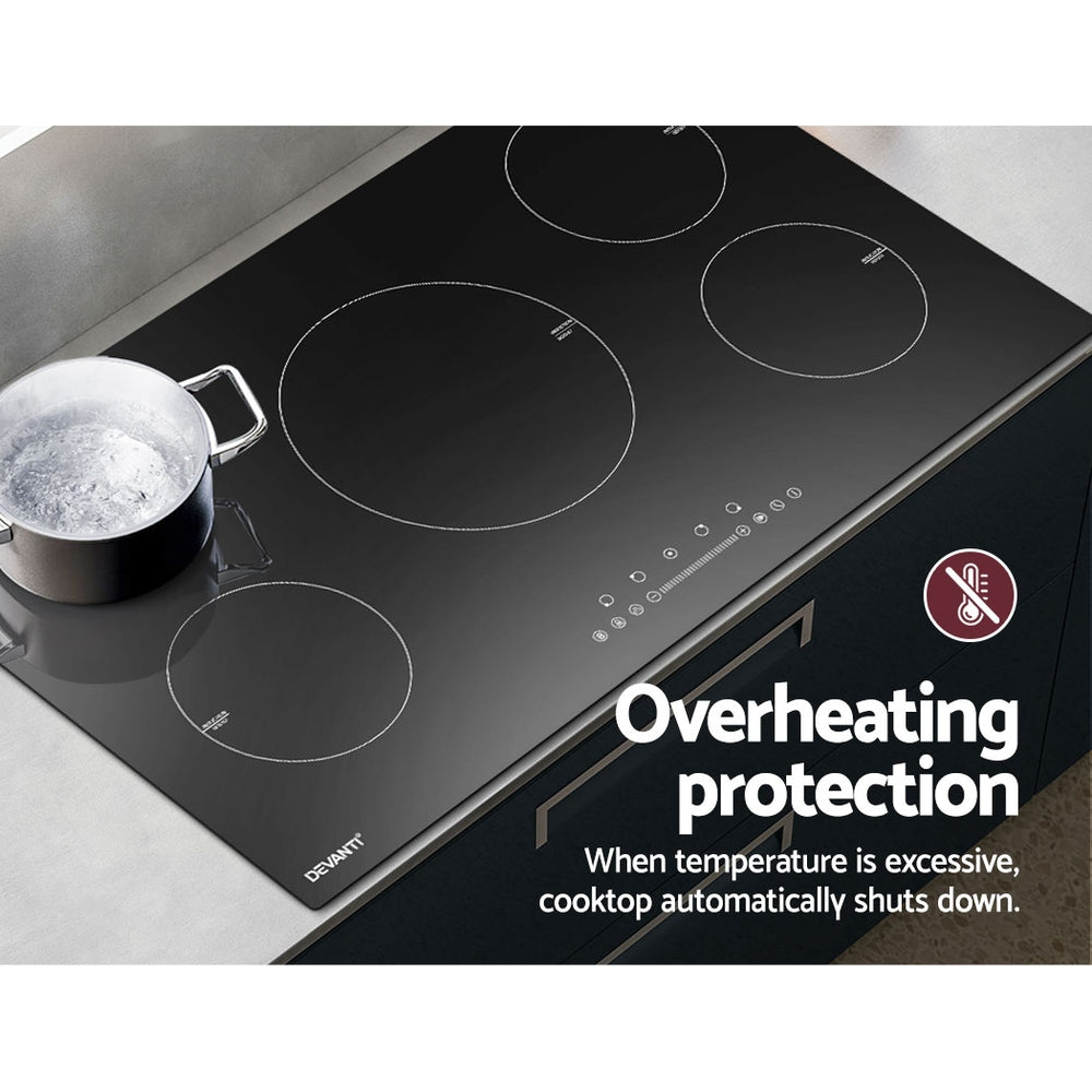 90cm Electric Induction Cooktop with Touch Controls