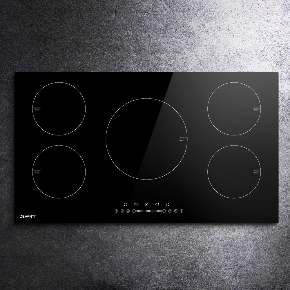 90cm Electric Induction Cooktop with Touch Controls