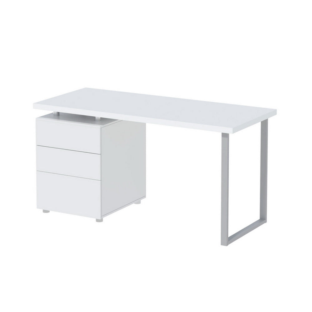 Artiss 140CM White Computer Desk with Drawers