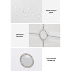 12-Cube Stackable Shoe Rack in White