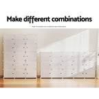 Elegant Stackable Shoe Rack Storage Cabinet