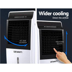 Devanti 8L Evaporative Air Cooler and Humidifier with Remote Control