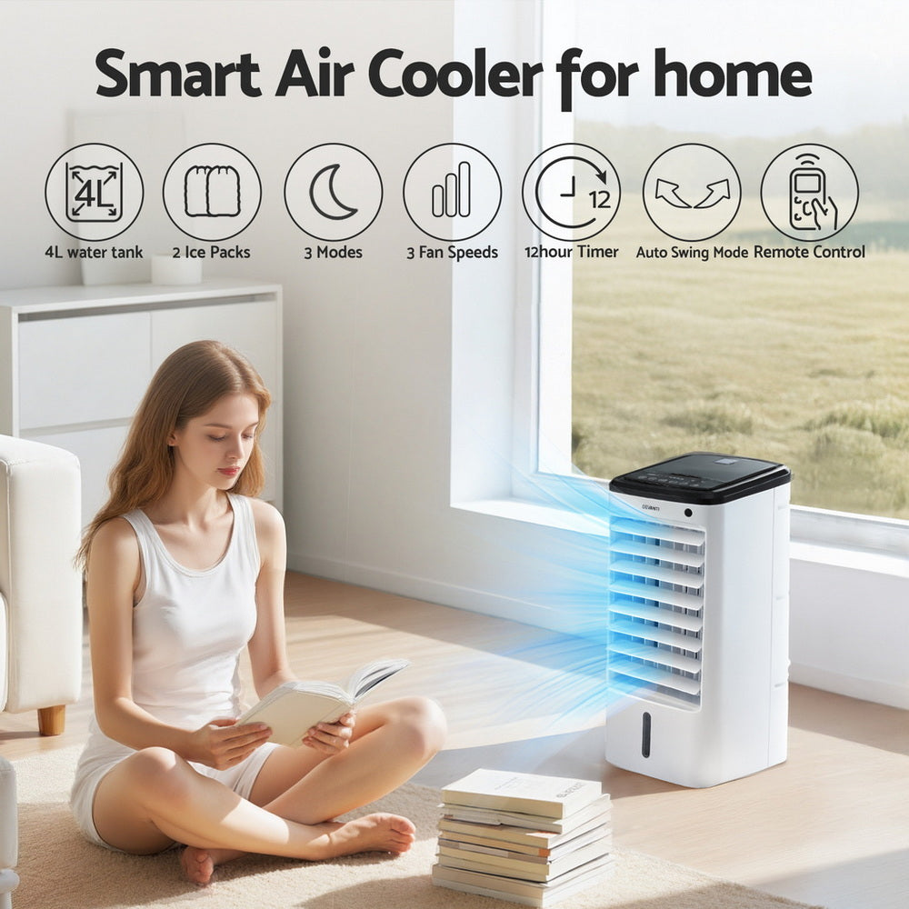 Devanti 3-in-1 Evaporative Air Cooler Conditioner with Remote - 4L