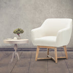 Artiss Aston Beige Tub Armchair - Modern Luxury and Comfort