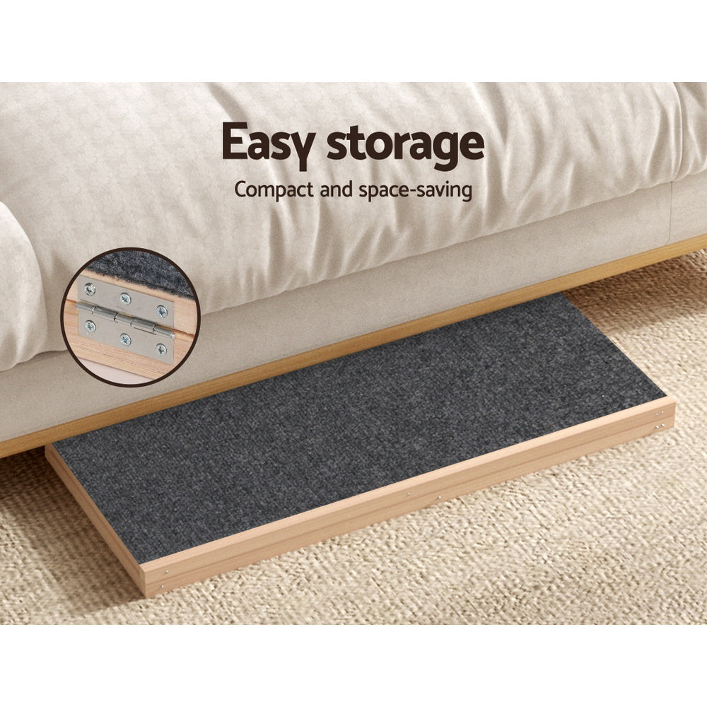 i.Pet Adjustable Wooden Dog Ramp