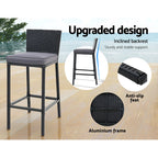 Gardeon 5-Piece Outdoor Bar Set
