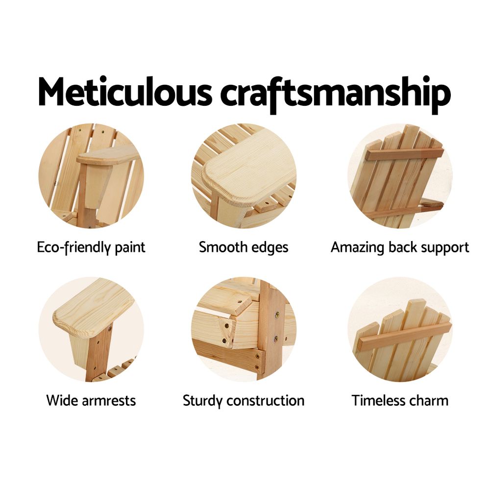 Gardeon Classic Comfort Adirondack Chair