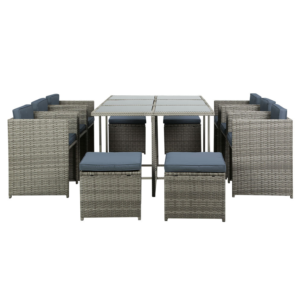 Gardeon 11-Piece Elegant Outdoor Dining Set