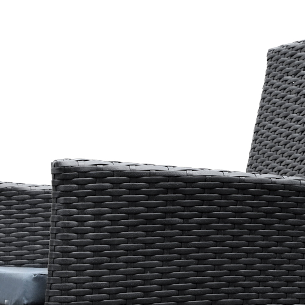 Gardeon Elegance Black 7-Piece Dining Set