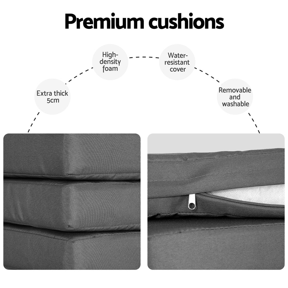 Gardeon Elegant 9-Piece Outdoor Dining Set