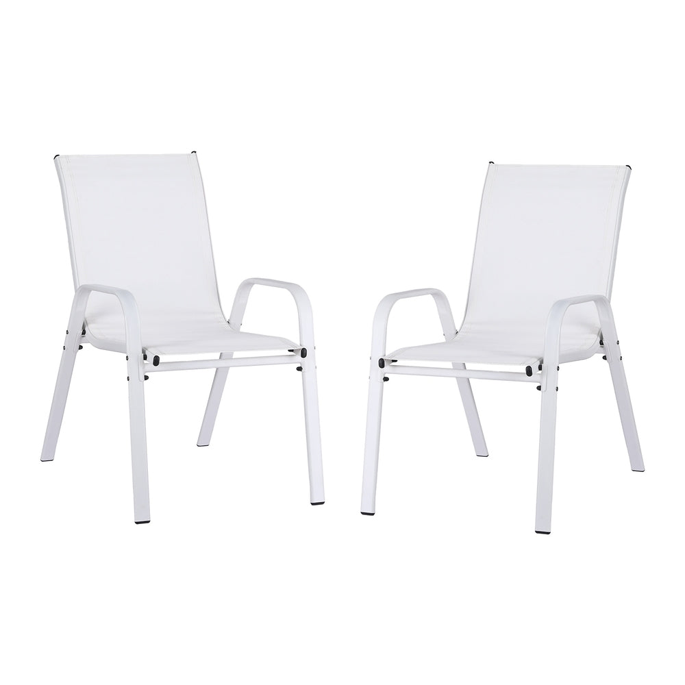 Gardeon Stackable Outdoor Dining Chair Set