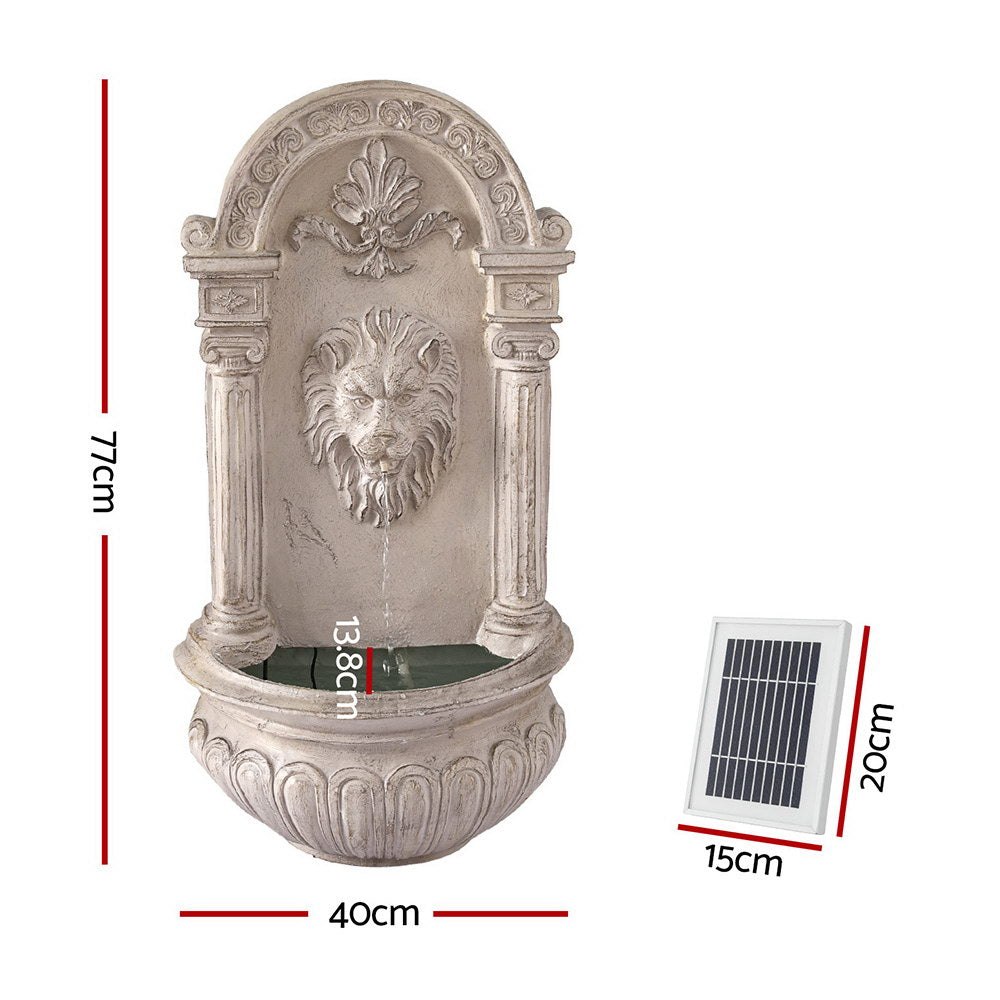 Elegant Solar Wall-Mounted Fountain 77CM