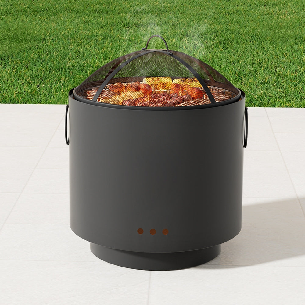 Portable Deep Bowl Outdoor Fire Pit BBQ