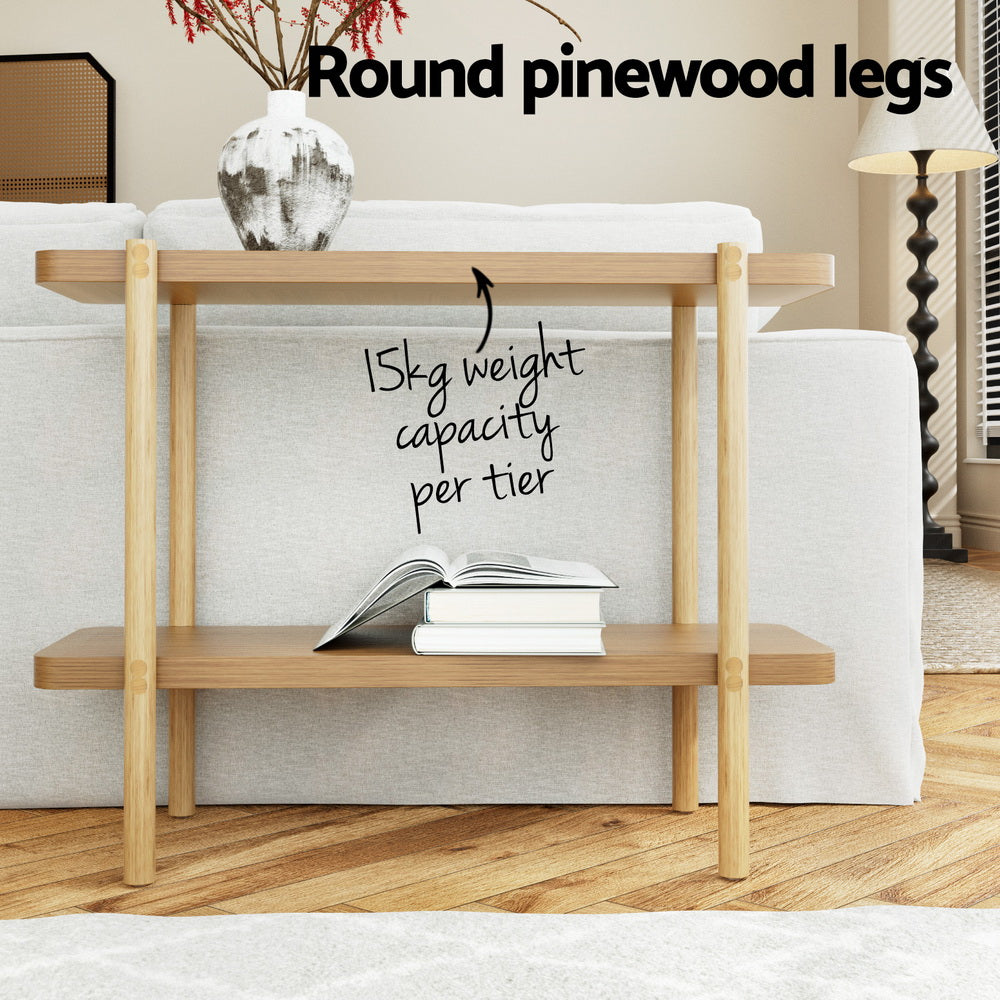 Artiss Sera 92CM Pine Console Table