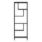 Artiss Rhys 5-Tier Black Bookshelf